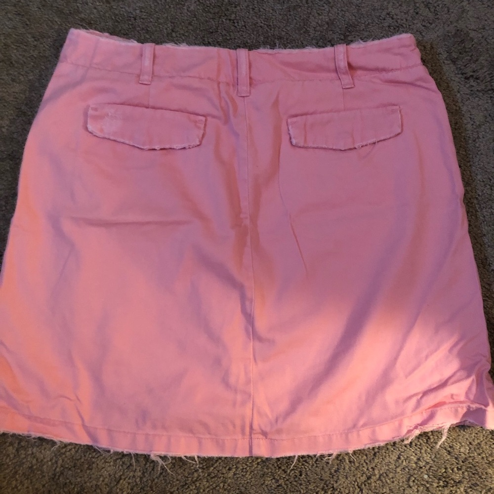 🌻 J Crew size 6 distressed pink mini skirt - Picture 4 of 6